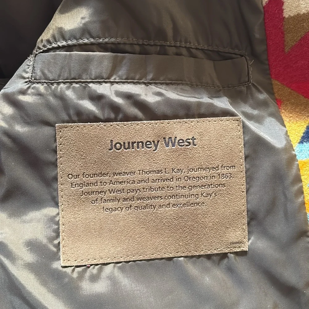 Pendleton Mens Snap Front Wool Bomber Jacket - Picture 5 of 6